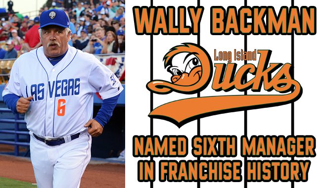 Wally Backman hired to manage the Long Island Ducks