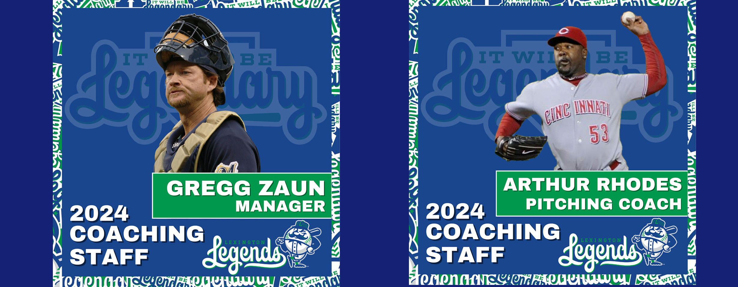 Legends name Zaun as manager; Rhodes as pitching coach